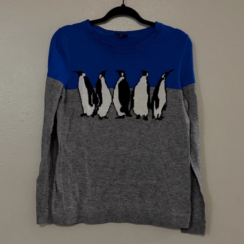 🐧 Talbots Penguin Colorblock Crewneck Sweater | Size M